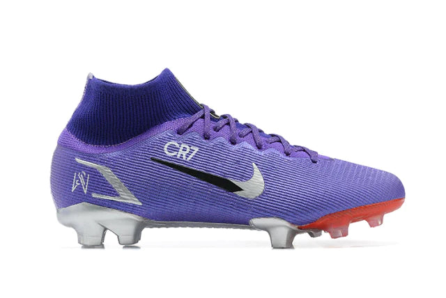 Chuteira Campo Nike Mercurial Superfly 8 Elite CR7 Roxa