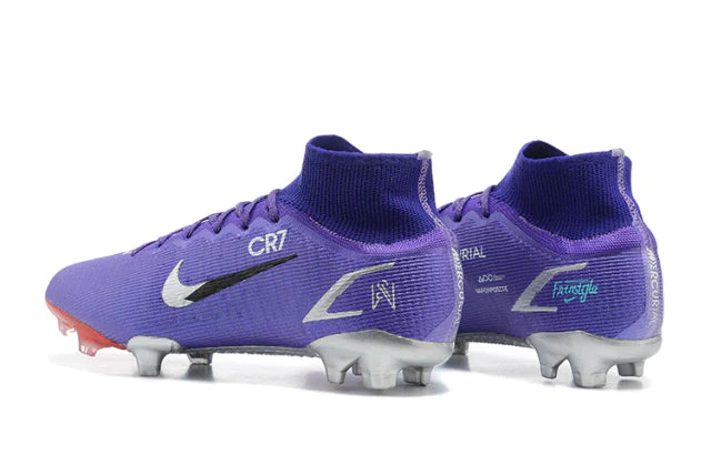 Chuteira Campo Nike Mercurial Superfly 8 Elite CR7 Roxa